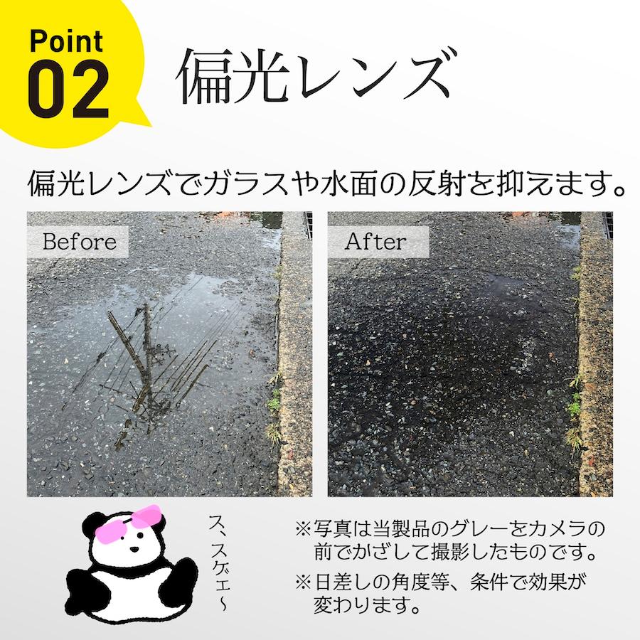 クリップオンサングラス 偏光 サングラス UV400 オーバーサングラス 車 軽量 釣り メンズ レディース スポーツ ミラー - 画像 (3)