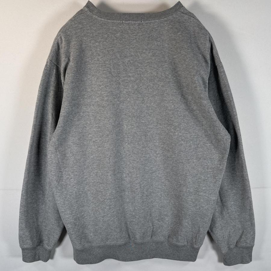 古着 ノーティカ NAUTICA スウェット トレーナー 大きいサイズ ワンポイントロゴ刺繍 Vガゼット プルオーバー XXL グレー メンズ - 画像 (6)