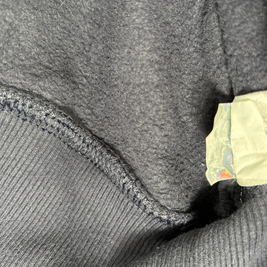 THE NORTH FACE 古着 ザ・ノースフェイス パーカー ビッグロゴプリント アウトドア プルオーバー フーディ S ネイビー メンズ - 画像 (5)