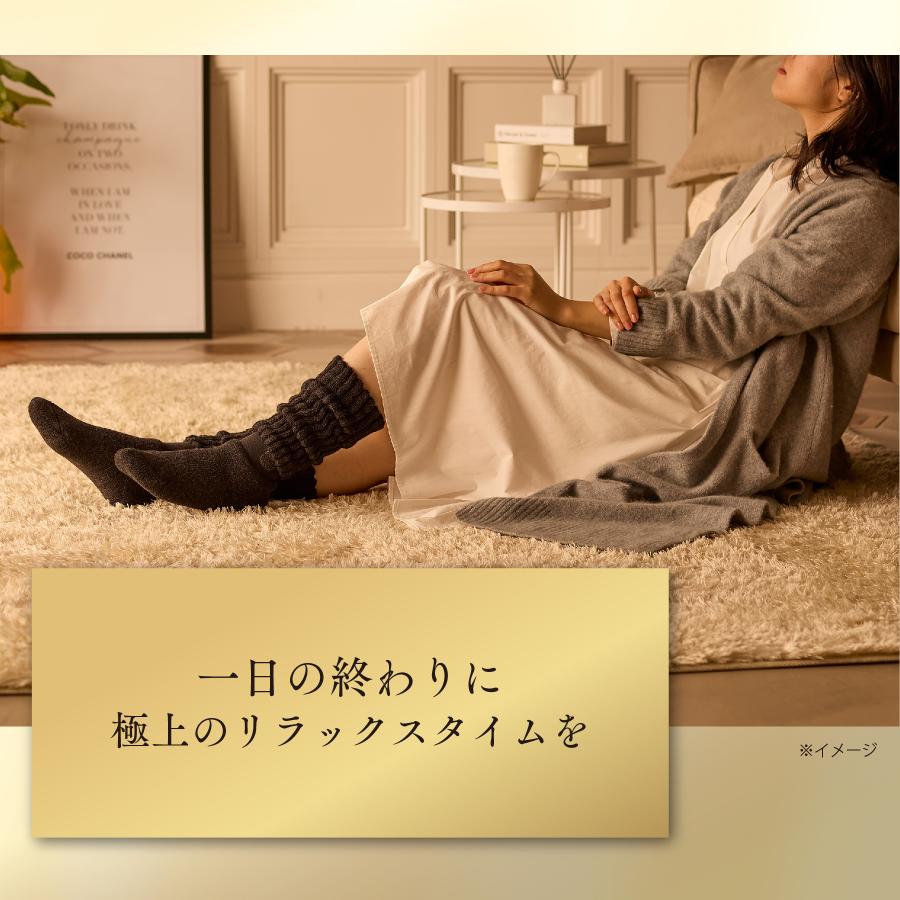 靴下サプリ 【送料無料】靴下の岡本公式 まるでこたつソックス プレミアムウォーム レディース あったか靴下 あったかグッズ 保温 足首の冷え 防寒 プレゼント - 画像 (7)
