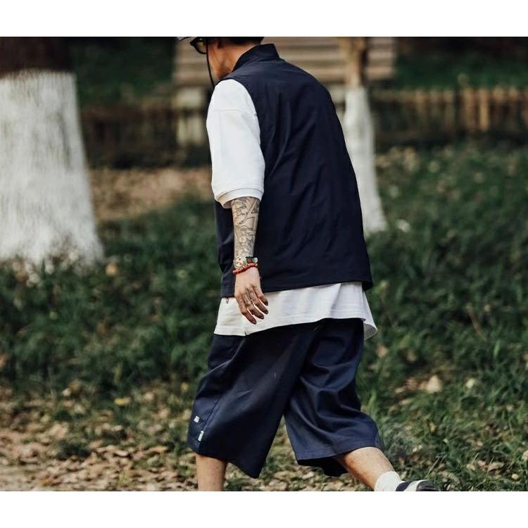 ゴルフウェア メンズ 春夏 カジュアルベスト サマーベスト ウインドブレーカー ベスト お釣りベスト ゴルフベスト スポーツ ノースリーブジャケット スタンドカ - 画像 (6)