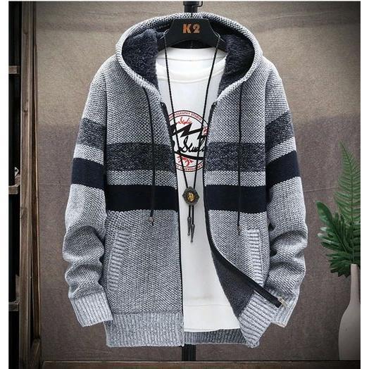 ジップ パーカー メンズ おしゃれ 秋 冬 裏起毛 前開き ブランド トップス 大きい サイズ 人気 春秋 長袖 スウェットパーカー - 画像 (6)