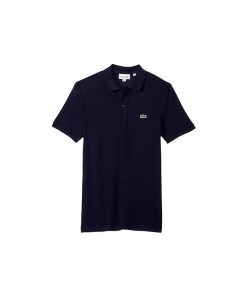 LACOSTE ラコステ Lacoste Men's  Short Sleeve Slim Fit Pique Polo メンズ トップス Navy Blue