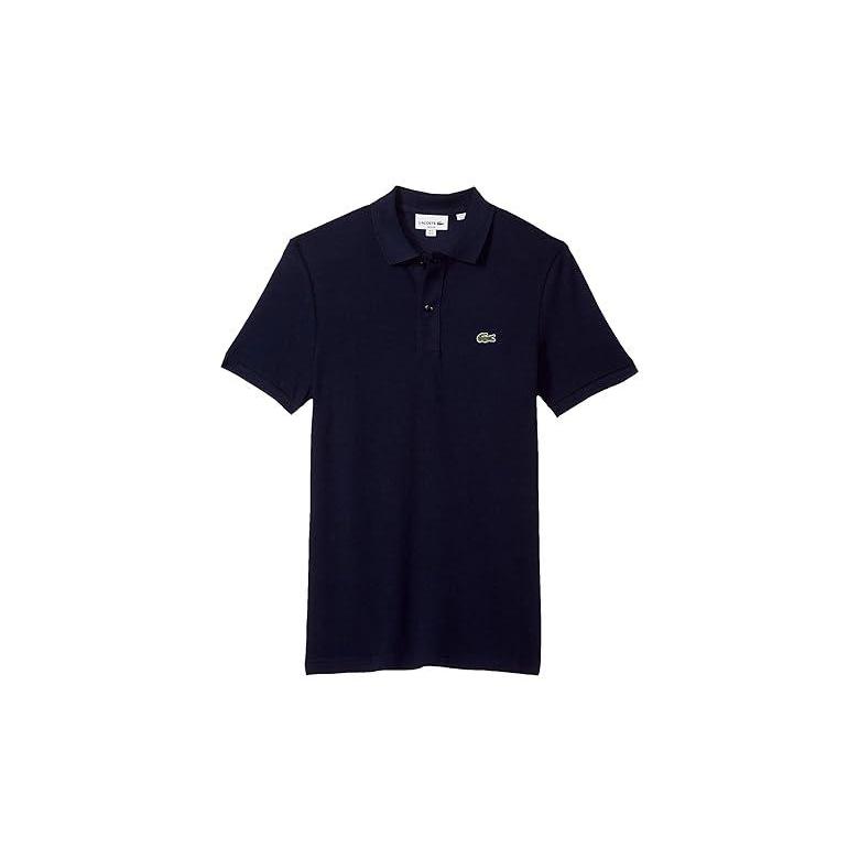 LACOSTE ラコステ Lacoste Men's Short Sleeve Slim Fit Pique Polo メンズ トップス Navy Blue