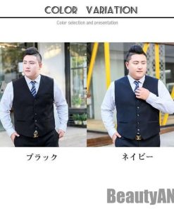 ジレベスト メンズ 大きいサイズ 前開き ノーカラー 5ツボタン スーツ ビジネス フォーマル 紳士的 結婚式 冠婚葬祭 宴会 ドレス 成人式 卒業式 プレゼント ギフ