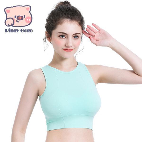 ブラトップ スポーツインナー ブラ ハーフトップ チューブトップ 吸水速乾 カップ付き ノンワイヤー インナー 美胸 盛れる - 画像 (5)