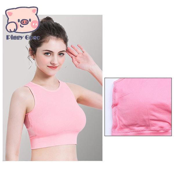 ブラトップ スポーツインナー ブラ ハーフトップ チューブトップ 吸水速乾 カップ付き ノンワイヤー インナー 美胸 盛れる - 画像 (9)