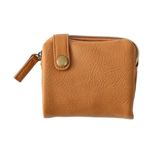 財布 レディース 二つ折り ブランド コンパクト 小銭入れ おしゃれ 大人 ファスナー カードたくさん シンプル ギフト - 画像 (4)