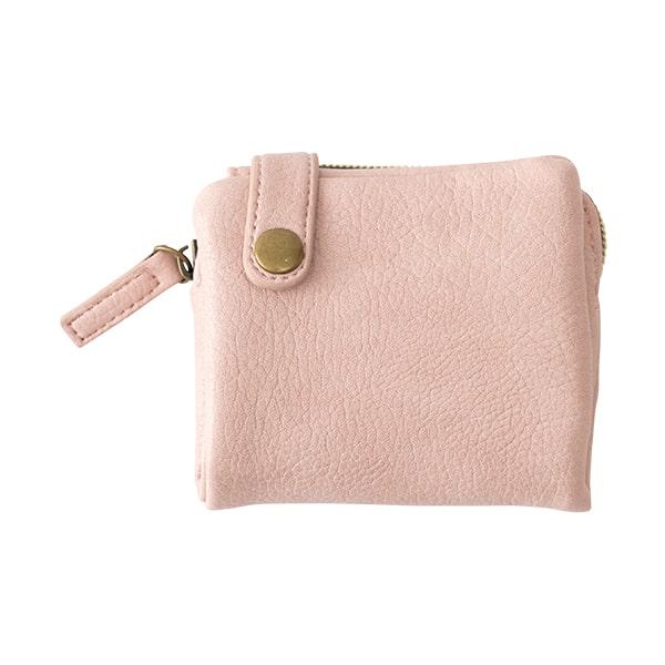 財布 レディース 二つ折り ブランド コンパクト 小銭入れ おしゃれ 大人 ファスナー カードたくさん シンプル ギフト - 画像 (7)