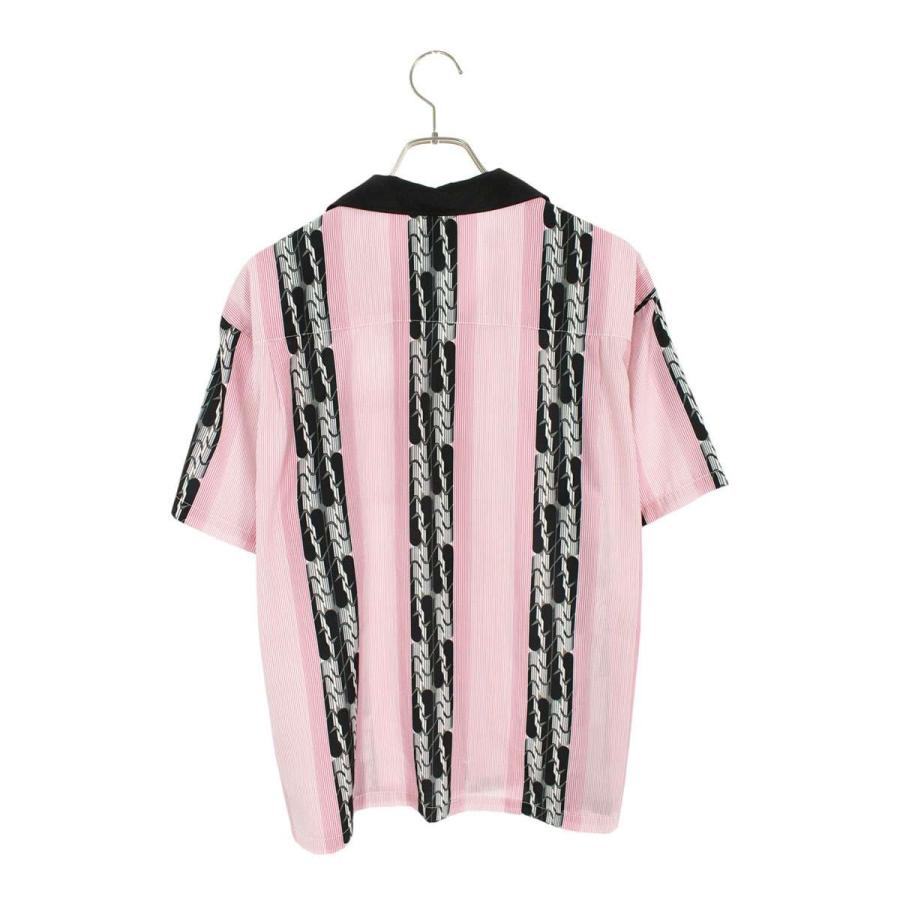 STUSSY ステューシー サイズ:S プリント半袖シャツ 中古 FK04