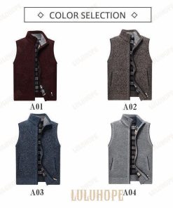 ニットベスト メンズ トップス チョッキ 前開き 秋冬 ジレー 裏ボア 裏起毛 重ね着 カジュアル ゴルフウェア 紳士服 通勤 おしゃれ
