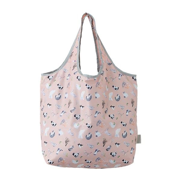 エコバッグ 保冷 保温 洗える 折りたたみ コンパクト 猫 大容量 a4 かわいい おしゃれ 軽い ファスナー付き uchinoko ギフト - 画像 (4)