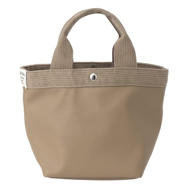 トートバッグ レディース 小さめ 自立 おしゃれ 軽量 シンプル 舟形 ランチバッグ 帆布 マチ広 通勤 通学 - 画像 (6)