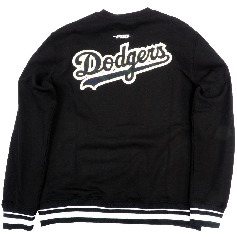 MLB ドジャース パーカー PRO PREP RIB FLC CREWNECK Pro Standard ブラック