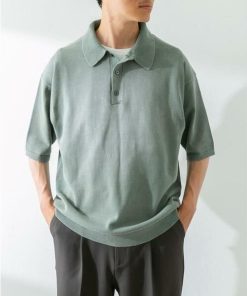 URBAN RESEARCH Sonny Label / サニーレーベル ピグメントニットポロシャツ