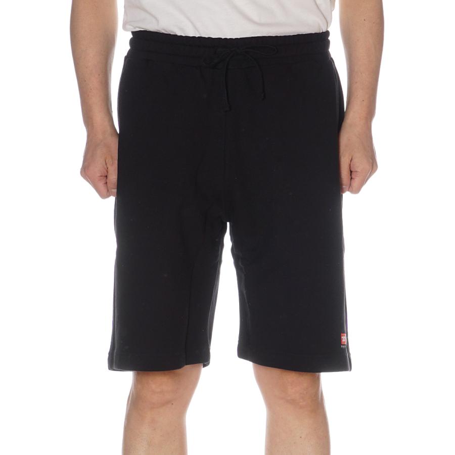 DIESEL 並行輸入品 ディーゼル ジップパーカー セットアップ スウェット ハーフパンツ メンズ ブラック A03769 A03760 0GEAD 9XX - 画像 (7)