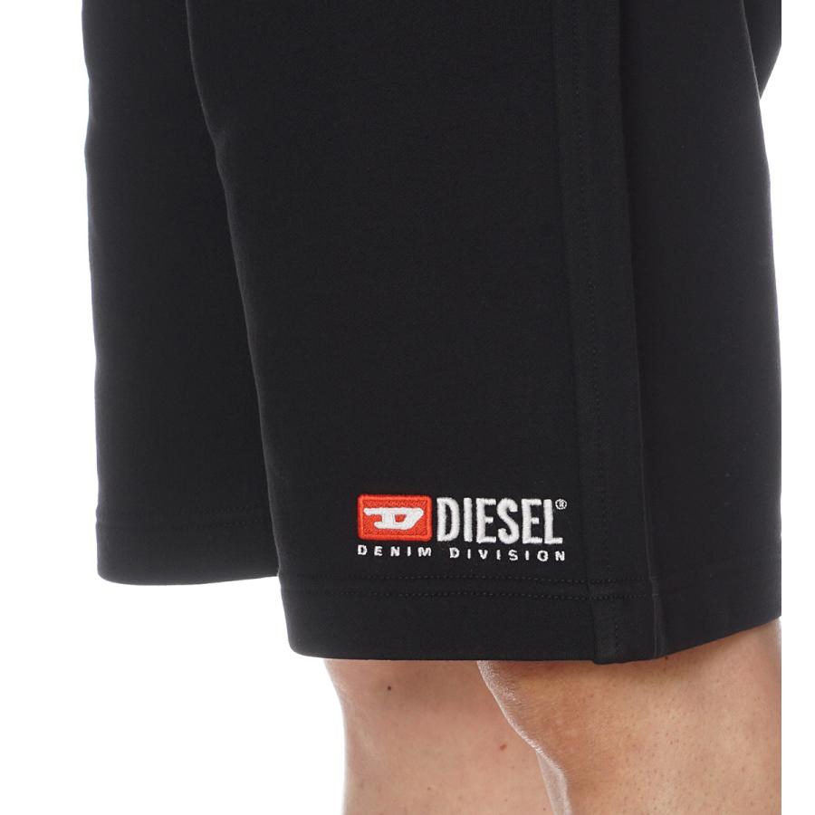DIESEL 並行輸入品 ディーゼル ジップパーカー セットアップ スウェット ハーフパンツ メンズ ブラック A03769 A03760 0GEAD 9XX - 画像 (9)