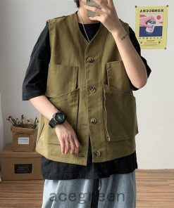 メンズ ジレ 多機能 アウトドア サマージャケット アウター ノースリーブ 薄手 ミリタリー カジュアル ゆったり