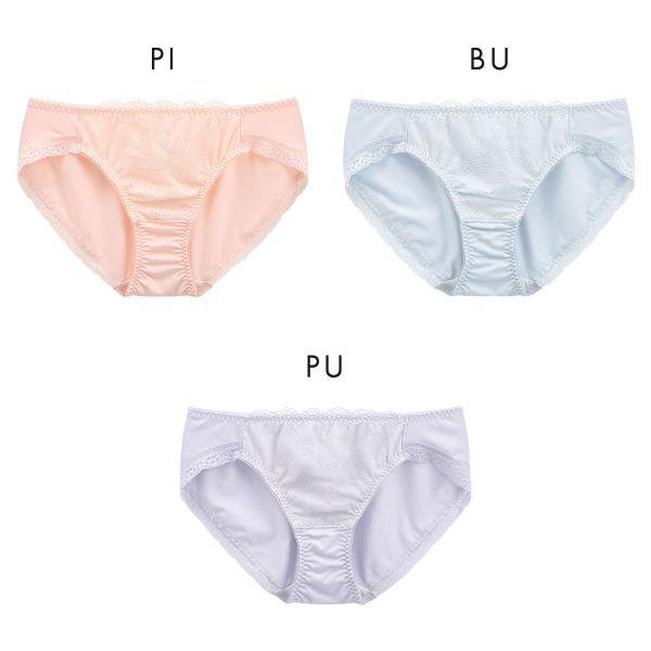 SHIROHATO ビューティーアシスト ふわもち触感やさしくフィットブラ ペアショーツ ノーマルショーツ M L LL Beauty Asist なめらか - 画像 (4)