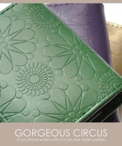 小銭入れ レディ−ス コインケース ボックス型 背面ポケット コンパクト 小さい 型押し 牛床革 No.3194 mlb