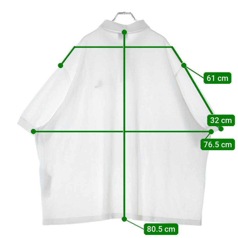 BALENCIAGA バレンシアガ 24SS BBロゴ刺繍オーバーサイズ半袖ポロシャツ 791001 TQVM7 ホワイト - 画像 (8)