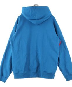 Supreme SUPREME シュプリーム 18SS Diagonal Hooded Sweatshirt ダイアゴナルロゴ プルオーバーパーカー フーディ ブルー