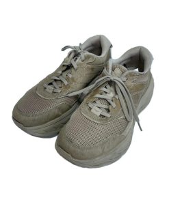 HOKA ONE ONE◆EG BONDI L/ローカットスニーカー/27cm/BEG/スウェード/F20021F