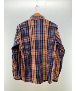 WAREHOUSE◆ネルシャツ/長袖シャツ/42/PNK/チェック//