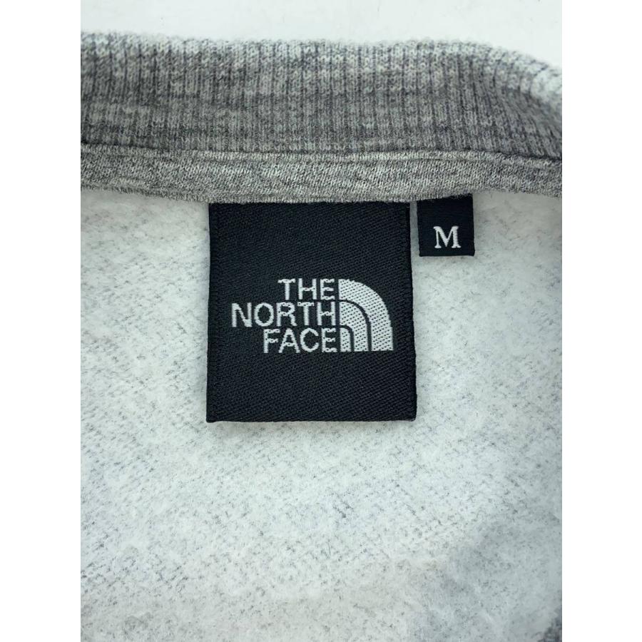 THE NORTH FACE◆SMALL LOGO HEATHER SWEAT CREW_スモールロゴヘザースウェットクルー/M/コットン/GRY - 画像 (3)