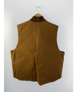 Carhartt◆ベスト/DUCK VEST ARCTIC LINED/XL/コットン/キャメル/V01-BRN