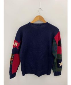 POLO RALPH LAUREN◆ニット・セーター(厚手)/--/ウール/マルチカラー/33231464