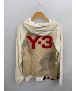 Y-3◆M SD RWTRY GFXHOOD_FL/パーカー/S/コットン/IVO/GV6090
