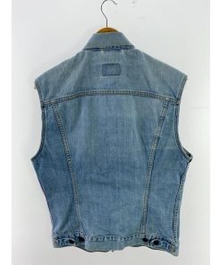 Levi’s◆ベスト/L/デニム/IDG/無地//