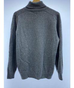 UNITED ARROWS◆ニット・セーター(薄手)/L/ウール/GRY/無地/1113-199-4966