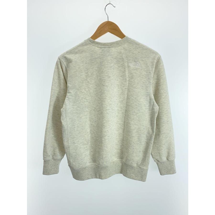 THE NORTH FACE◆ロゴクルースウェット/L/ポリエステル/CRM/無地//