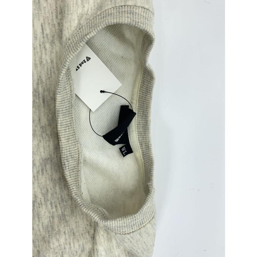 THE NORTH FACE◆ロゴクルースウェット/L/ポリエステル/CRM/無地// - 画像 (6)