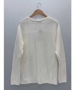TOMMY HILFIGER◆ニット・セーター(厚手)/M/コットン/WHT/M009350022