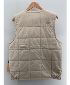 THE NORTH FACE◆MEADOW WARM VEST_メドウウォームベスト/L/ポリエステル/IVO