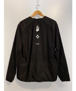 THE NORTH FACE◆トップス/L/ナイロン/BLK/無地/NY248HK
