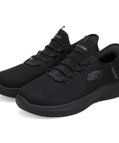 SKECHERS スケッチャーズ スニーカー サミッツ SR エンスリー レディース ワイド幅 防滑 感電防止 SUMMITS ENSLEE ブラック 黒 108144W