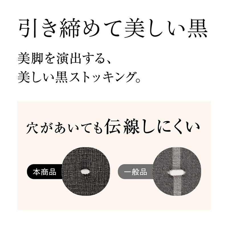 SABRINA(GUNZE) グンゼ サブリナ 黒 ストッキング ひざ下 着圧 レディース 13hpa 22-25cm GUNZE SABRINA 膝下丈 丈夫 UV対策 伝線防止 ブラック 黒ストッキング