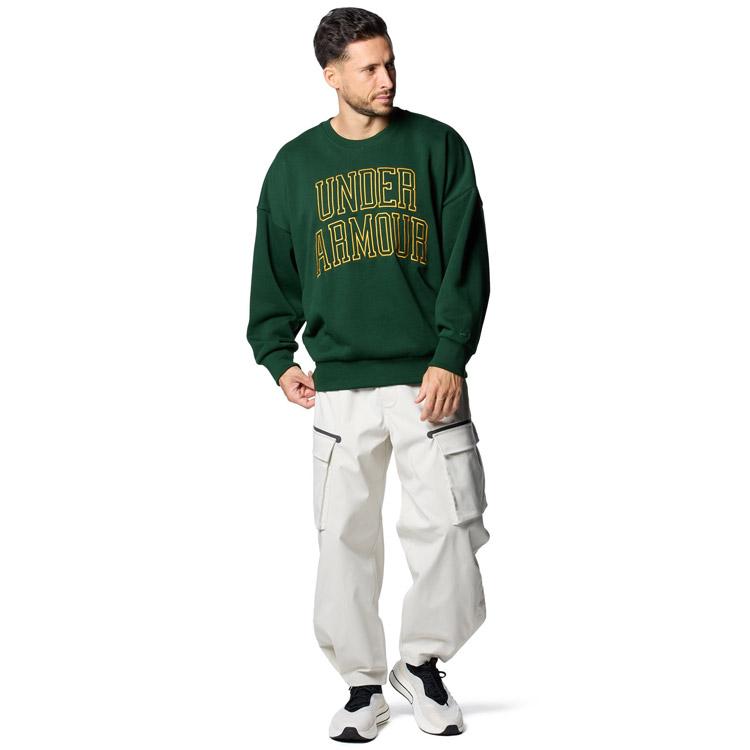 UNDER ARMOUR アンダーアーマー UAアイコン ヘビーウェイト テリー オーバーサイズ クルー 1386548-301 メンズ - 画像 (2)