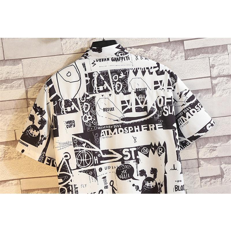 アロハシャツ メンズ 半袖シャツ 柄シャツ カジュアル 開襟 リゾート 夏物 プール 父の日 海辺 おしゃれ ビーチ 海 旅行 20代 30代 - 画像 (9)