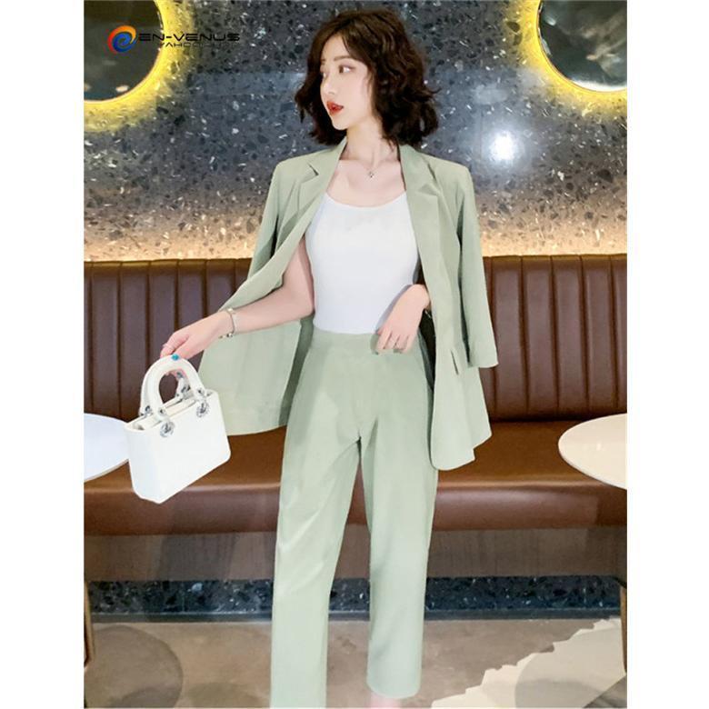 洗える スーツ レディース パンツスーツ ビジネススーツ セットアップ 春 夏 秋 冬 ビジネス 通勤 OL 女性 オフィス カジュアル 結婚式 - 画像 (2)