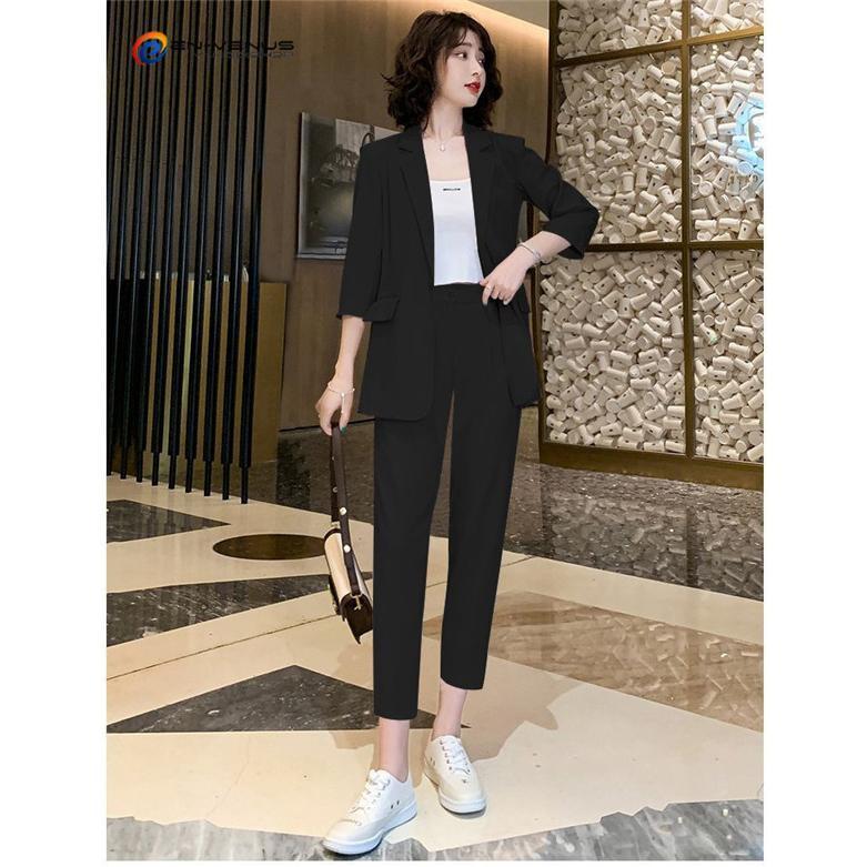 洗える スーツ レディース パンツスーツ ビジネススーツ セットアップ 春 夏 秋 冬 ビジネス 通勤 OL 女性 オフィス カジュアル 結婚式 - 画像 (4)