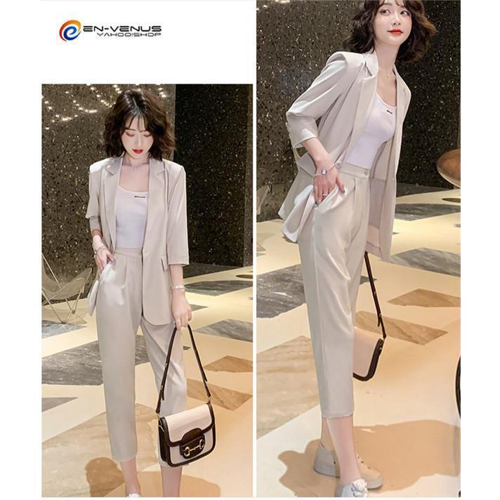 洗える スーツ レディース パンツスーツ ビジネススーツ セットアップ 春 夏 秋 冬 ビジネス 通勤 OL 女性 オフィス カジュアル 結婚式 - 画像 (7)