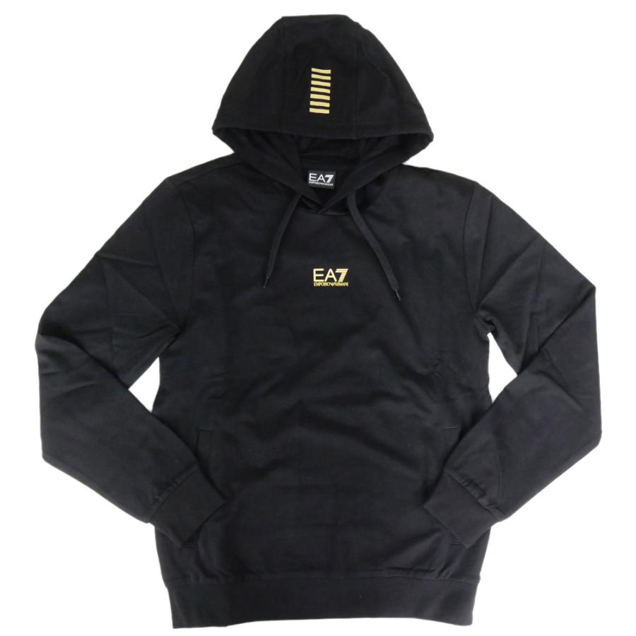 EMPORIO ARMANI エンポリオアルマーニ EA7 メンズセットアップスウェット 8NPV64 PJVRZ ブラック 2025秋冬新作 - 画像 (4)
