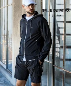 1PIU1UGUALE3 RELAX ウノピゥウノウグァーレトレ リラックス ストレッチセットアップ メンズ 上下セット トレーニングウェア ジャージ ランニング スポーツ