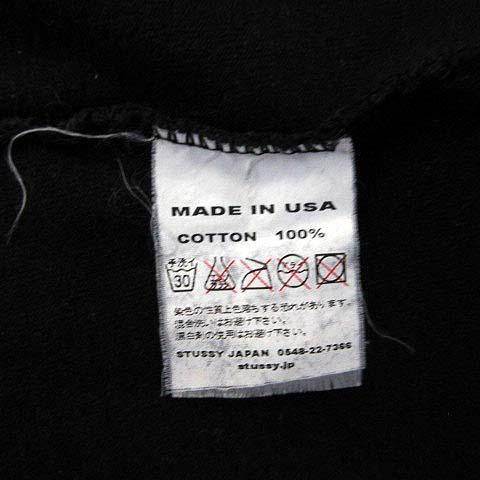STUSSY ステューシー Give The Drummer Some Tシャツ ロンT 長袖 黒 ブラック S USA製 メンズ - 画像 (5)