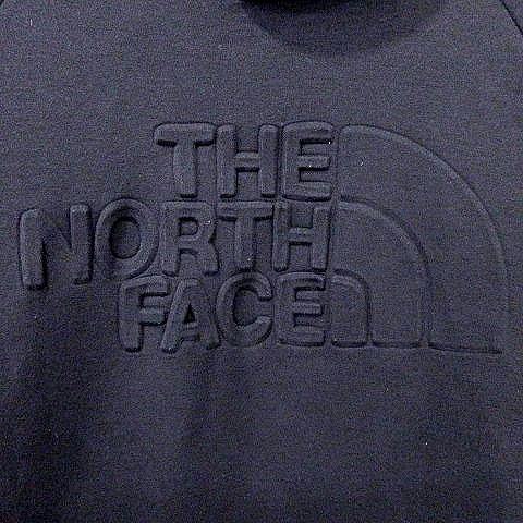 THE NORTH FACE ザノースフェイス Tech Air Sweat Hoodie テックエアー スウェット フーディー パーカー プルオーバー エンボスロゴ M 黒 ブラック - 画像 (3)